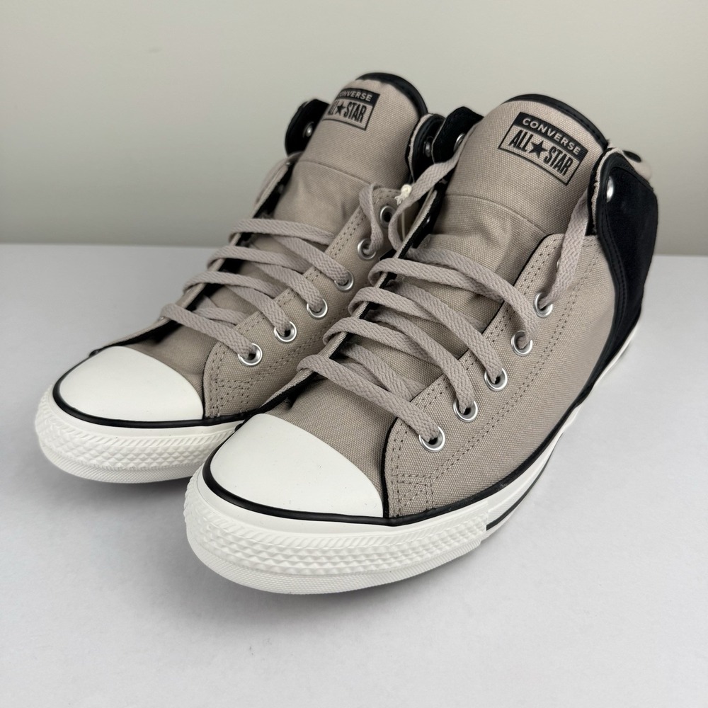 Converse Chuck Taylor All Star High Street Mid Men's Size 11 Papyrus/Black NWT - Picture 2 of 12